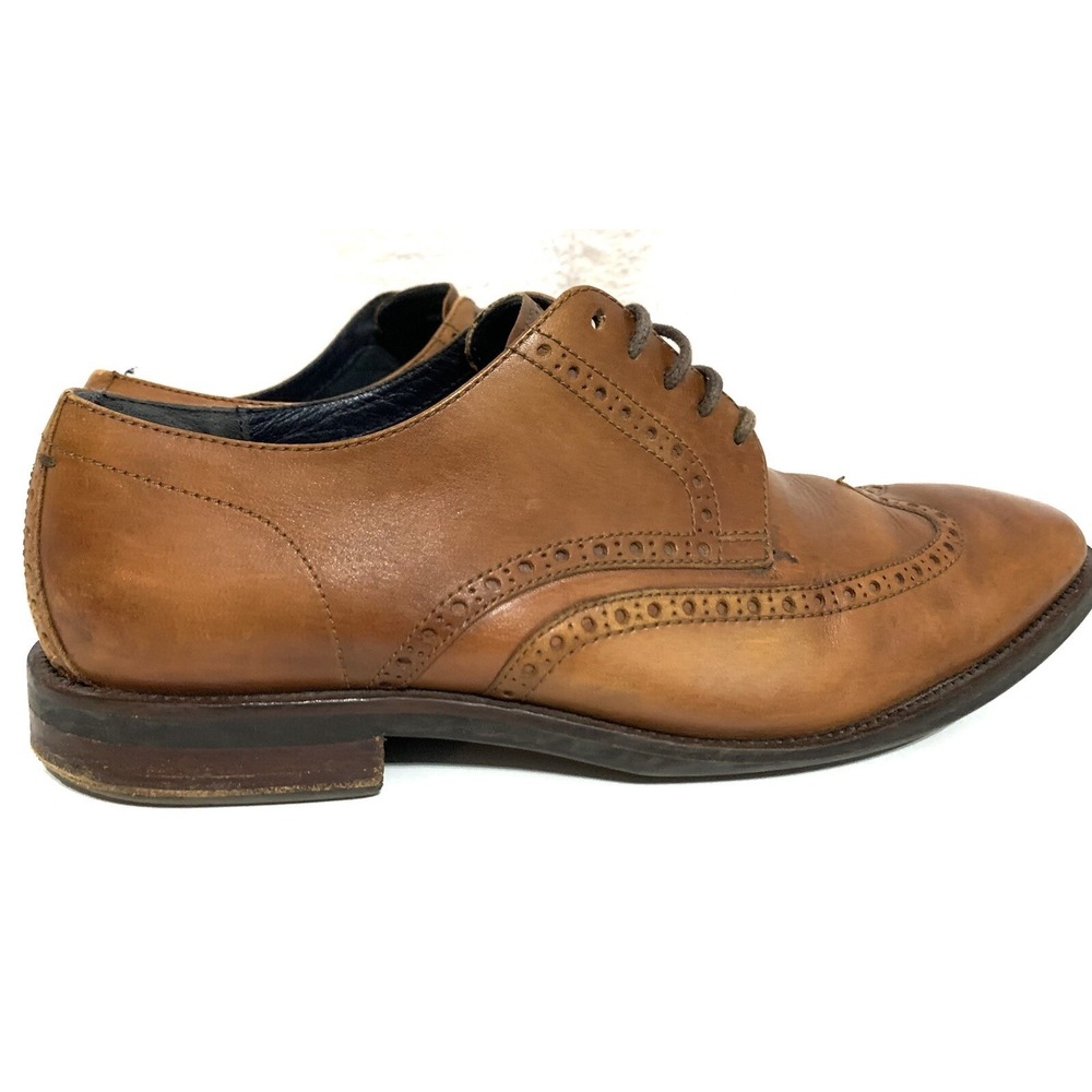 Cole Haan Men's Watson C25458 Wingtip Oxford British Tan Size 12 M - Picture 2 of 8